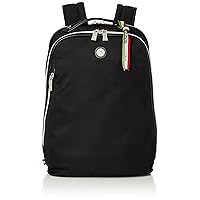 Orobianco 92188 Men's Business Backpack, Genuine Product, A4 Size, 13.3-Inch Laptop Storage, Black/Black