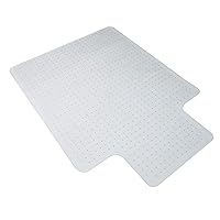 OFM Office Chair Mat for Carpet – Computer Desk Chair Mat for Carpeted Floors – Easy Glide Rolling Plastic Floor Mat for Work, Home, Gaming with Extended Lip (36” x 48”)