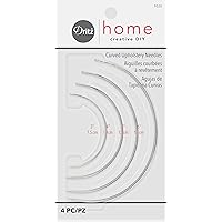 Dritz Home 9020 Curved Upholstery Hand Needles, Size 3, 4, 5 & 6-Inch (4-Piece)