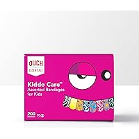 Kiddo Care - Kids Adhesive Bandages, Assorted Styles, 200 Count