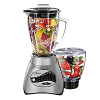 Core 16-Speed Blender with Glass Jar, Black, 006878. Brushed Chrome , 40 Ounce