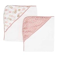 Baby 2 Pack Soft Terry Towel with Muslin Printed Hood