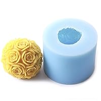 Rose Orb Extra Large Silicone Mould x 5