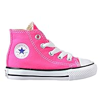 Converse Chuck Taylor Hi Toddler's Shoes Pink Pow/White 757612f (10 M US)
