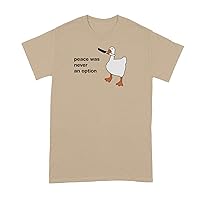 Peace was Never an Option Shirt Goose Tshirt Funny Geese T-Shirt