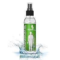 Magnesium Oil Spray 8oz Size - Extra Strength - 100% Pure for Less Sting - Less Itch - Essential Mineral Source - Made in USA