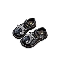 Girls Uniform Loafer Flats Patent Leather Dress Shoes Oxford Slip-On Loafer School Flats for Toddlers/Little Girls