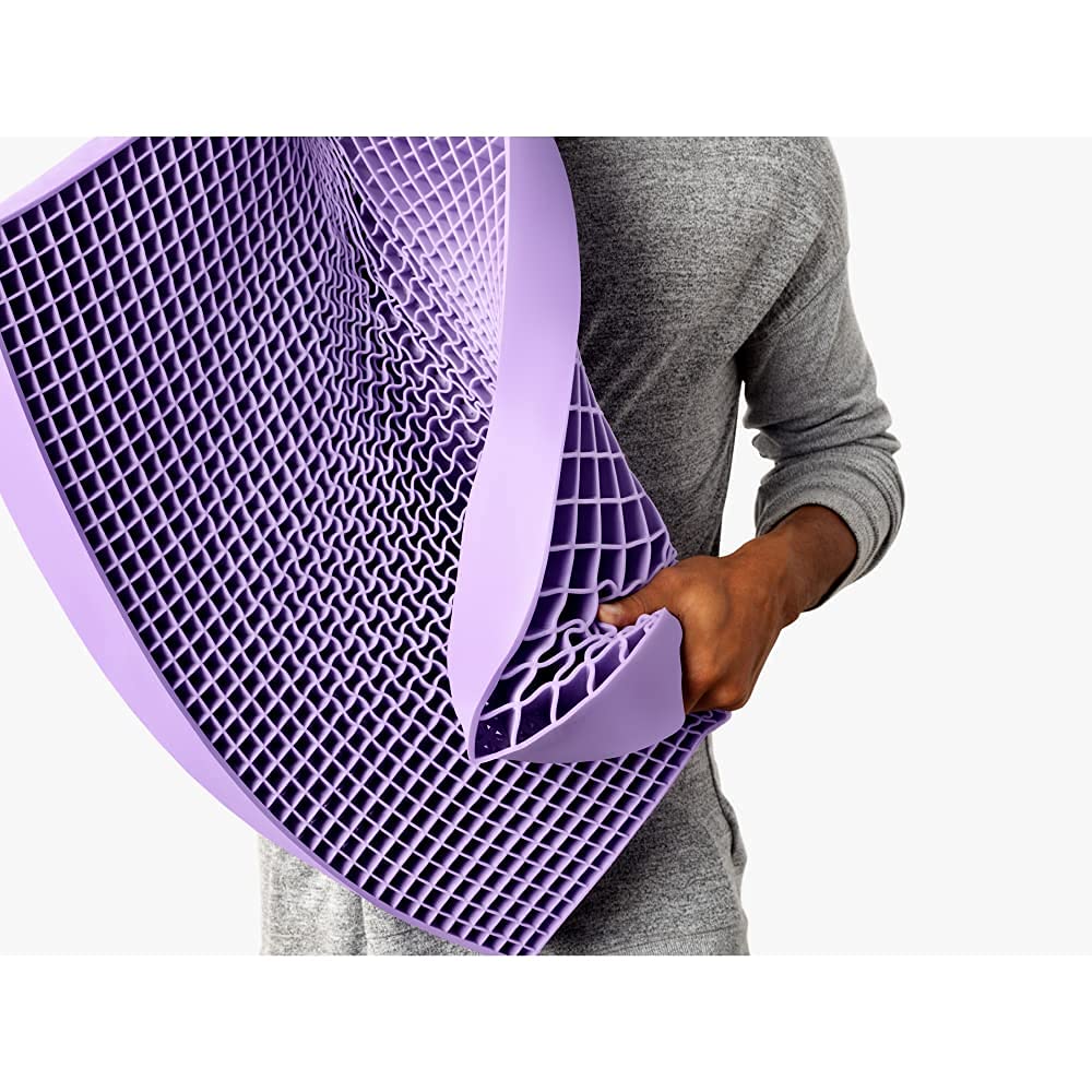 Purple Ultimate Seat Cushion | Pressure Reducing Grid Designed for Ultimate Comfort | Designed for Gaming | Made in The USA