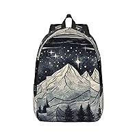 Scene In A Glass Bottle Backpack Canvas Lightweight Laptop Bag Casual Daypack For Travel Busines Women