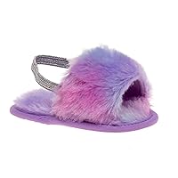 Josmo Baby-Girl's Foam Fluffy Slide Sandal