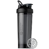 BlenderBottle Shaker Bottle Pro Series Perfect for Protein Shakes and Pre Workout, 32-Ounce, Black