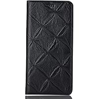 Wallet Case for Google Pixel 7 Pro, Luxury Genuine Leather Magnetic Wallet Case Standing Feature Card Holder Flip Phone Cover for Google Pixel 7 Pro,Black