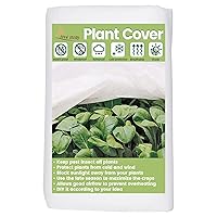 LOVE STORY Plant Covers Freeze Protection 10 * 50FT 0.9oz Frost Cloth Blanket Floating Row Cover Garden Fabric for Winter Outdoor Plants Vegetables and Sun Pest Protection