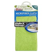 Quickie Kitchen & Bathroom Microfiber Cloth, Reusable, No-Chemicals, 16