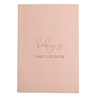 Pearhead Baby Daily Log Book, Fill in Pages, Track Your Newborn Baby’s Schedule, Daily Tracker for New Parents, Keepsakes for New Moms