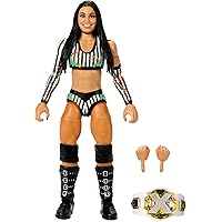WWE Elite Action Figure & Accessories, 6-inch Collectible Roxanne Perez with 25 Articulation Points, Life-Like Look & Swappable Hands​