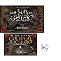 Bundle of Dark Gothic Base Game and The Colonial Horror Expansion Plus One Skull and Crossbones Button