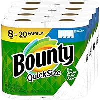 Bounty Quick Size Paper Towels, White, 4 Packs Of 2 Family Rolls