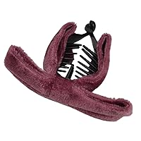 Stylish Flannelette Bowknot Hair Accessory Banana Clip Ponytail Holder (1)