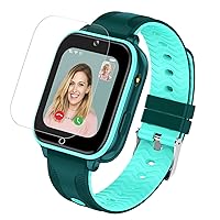 cjc 4G Kids Smart Watch,Phone Smart Watch with GPS Tracker and Calling, Two-Way Calling Video Call SOS Camera WiFi Pedometer Alarm Clock,3-15 Years Boys Girls Birthday (Green)