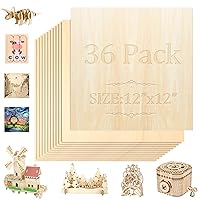 36 Pack Basswood Sheets,12