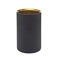 Godinger Wine Cooler Ice Bucket Beverage Chiller Barware Black and Gold