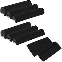 Gueevin 8 Pcs Comb Raising Kit Include 6 pcs Black EVA Foam Non Slip Cheek Riser and 2 Pcs Rubber Adjustable Gun Stock Cheek Rest Pad for Rifle Shooting Improve Accuracy Reduce Recoil Accessories