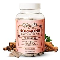 Myo-inositol & D-Chiro Inositol PCOS Supplement - PCOS Vitamins for Women | Cinnamon-Infused PCOS Multivitamins | Ovarian Support Vitamins | Hormone Balance for Women PCOS
