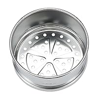 Stainless Steels Steamers Portable Round Bowl Steamings Tray Outdoor Kitchenwares Steamers Tray for Camping Picnics Cooking Stainless Steels Steamers Camping