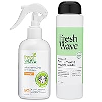 Fresh Wave Vacuum Odor Eliminating Beads & 8 oz Orange Pet Spray