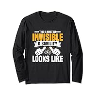 This Is What An Invisible Disability Looks Like Blindness Long Sleeve T-Shirt