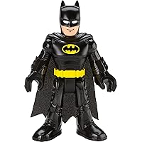 Imaginext DC Super Friends Batman XL Toy 10-in Figure with Fabric Cape for Preschool Kids Ages 3+ Years