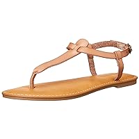 Amazon Essentials Women's Casual Thong Sandal with Ankle Strap
