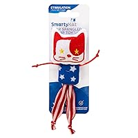 SmartyKat Star Spangled Plush Catnip Cat Toy - Red/White/Blue, One Size
