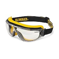 DEWALT DPG84 Insulator Safety Goggle, Anti-Fog, Clear Lens, Adjustable Strap