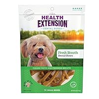 Health Extension Dog Chew Bone Treats, Puppy Training Treat, Medium Sticks for Dental Teeth Cleaning & Breath Freshener, Small (Pack of 14)