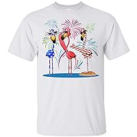 Flamingos 04th OF July Independence Day Happy New Year Hoodie T Shirt