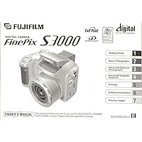 Fuji Fujifilm FinePix S3000 Digital Camera Original Owner's Manual