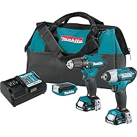 Makita CT326 12V max CXT® Lithium-Ion Cordless 3-Pc. Combo Kit (1.5Ah)