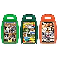 Top Trumps The Great Outdoors Bundle Card Game, Learn about North American Wildlife, Deadliest Predators and National Parks, educational travel pack, gift and toy for boys and girls aged 6 plus