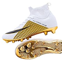 Mens Athletic Outdoor Indoor Comfortable Soccer Shoes Boys Football Student Cleats Sneaker Shoes High Gripping Power