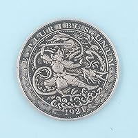 Relief Silver Coin 1921 US Skull Coin Silver Dollar Commemorative Coins Collectible Coin Decoration Craft Home Souvenir Gift