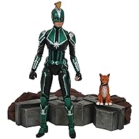 Diamond Select Toys Marvel Select: Captain Marvel (Starforce Uniform Version) Action Figure