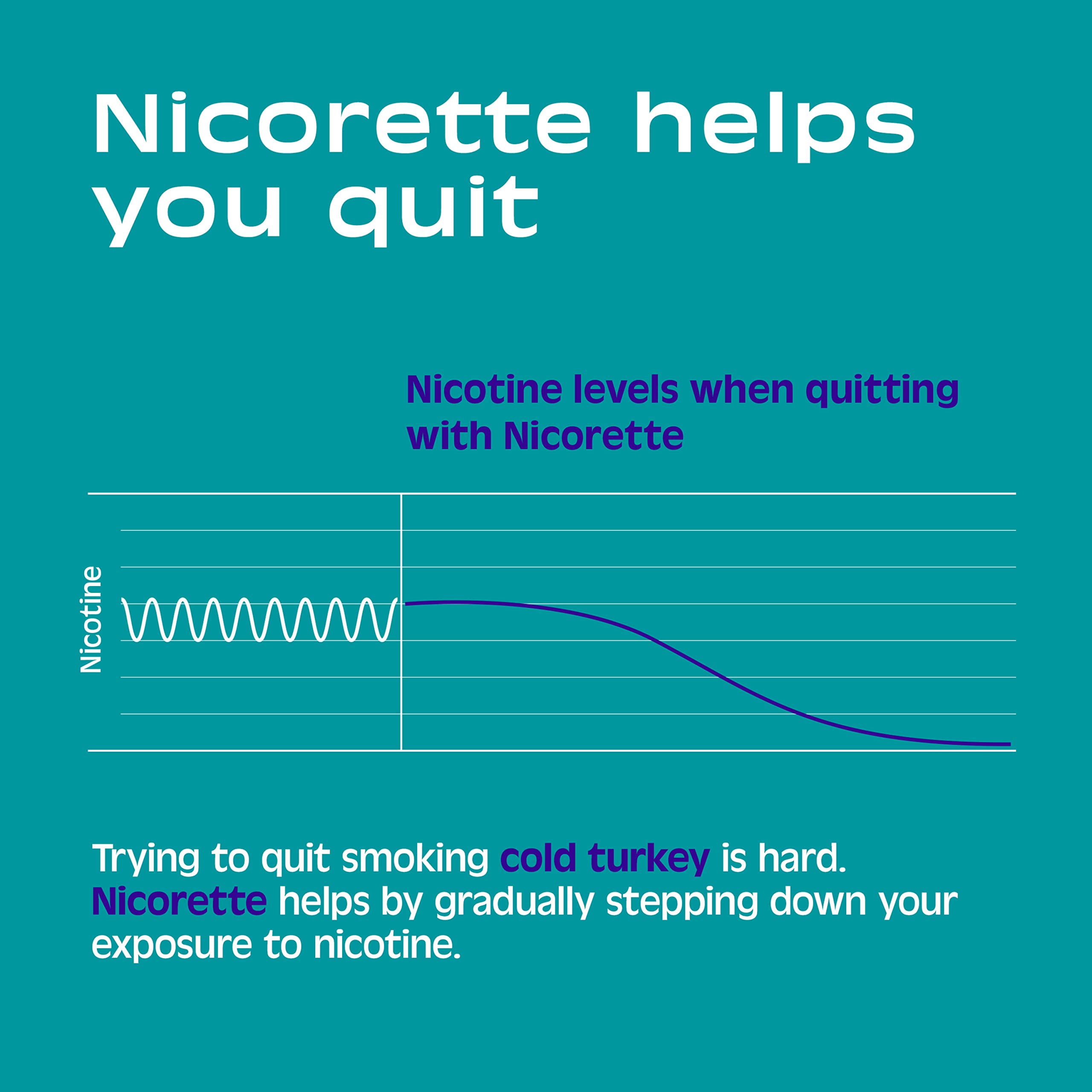 Nicorette 2 mg Mini Nicotine Lozenges to Help Quit Smoking - Mint Flavor Stop Smoking Aid, 20 Count