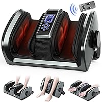 Foot Massager - Shiatsu Foot Massager with Heat for Neuropathy and Plantar Fasciitis - Feet Massager for Circulation and Pain Relief.