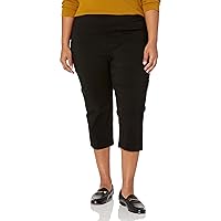 Briggs New York Women's Plus-Size Pull on Capri L Pocket