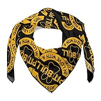Just A Girl in Love with A Pit Pull Square Scarf Fashion Head Scarf Neck Scarf Headscarf Hair Scarf Bandana Headband for Sleep And Daily Use