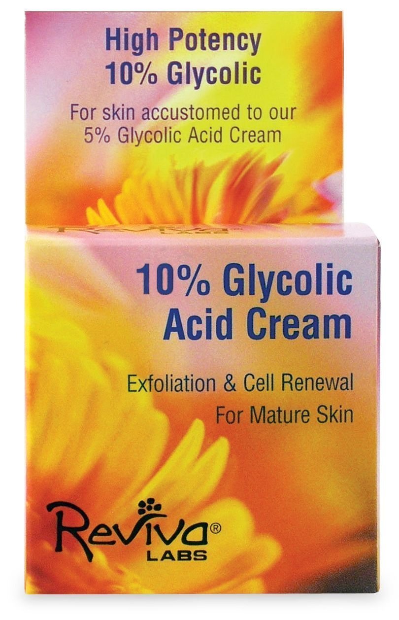 Reviva 10 Percent Glycolic Acid Night Cream, 1.5 Oz (Pack of 8)