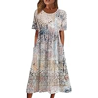 Tops for Women 2024 Plus Size Tops for Women Sparkly Tops for Women Midi Dresses for Women Wedding Guest Dress with Pockets for Women Sexy Maxi Dress for Women White Wrap Purple XXL