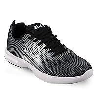 Men's Wave Bowling Shoes - Lightweight, Breathable Knitted Uppers, Universal Soles, 1-Year Warranty